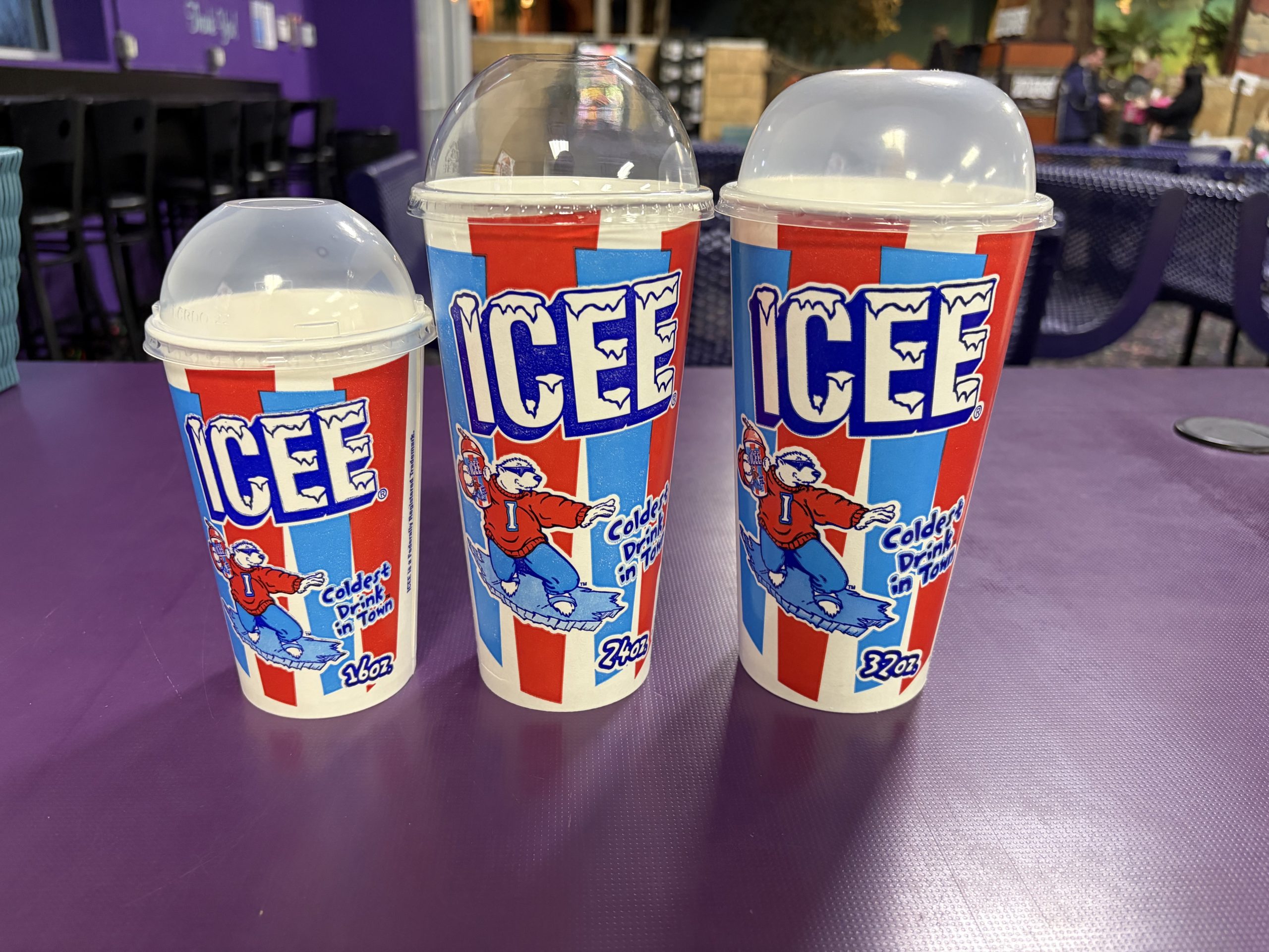 Icees $4.25-5.00
